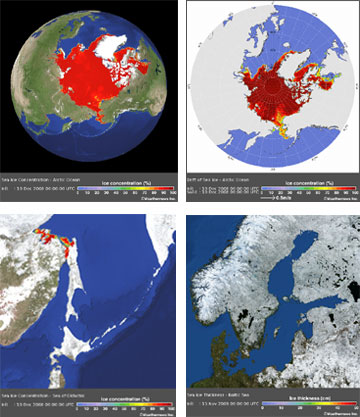 Sea Ice Information (Analyzed by WNI Global Ice Center)