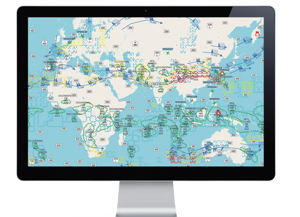 WNi Flight watch interface