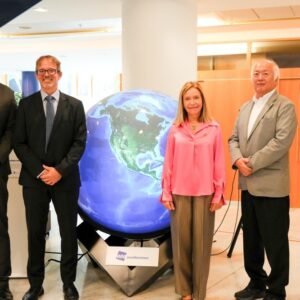Donation of the “Weathernews Sphere” to the World Meteorological Organization (WMO)